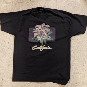 Vintage California Hibiscus Graphic T-Shirt